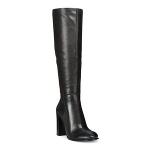 KENNETH COLE NEW YORK Womens Black Justin Block Heel Leather Riding Boot 5.5 M